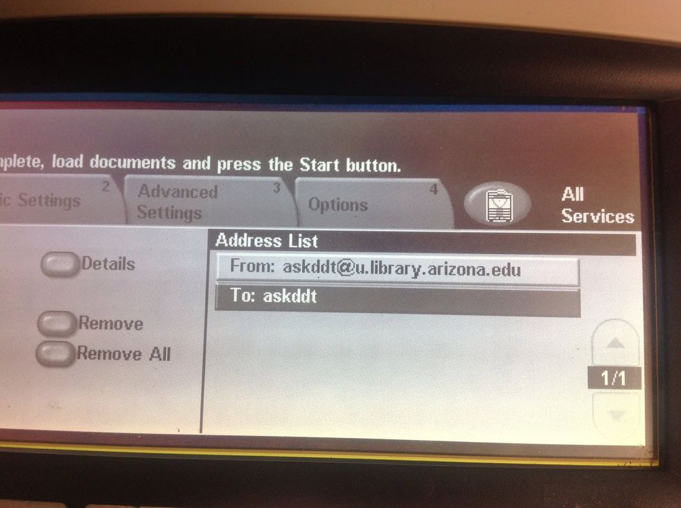 Select the Options tab