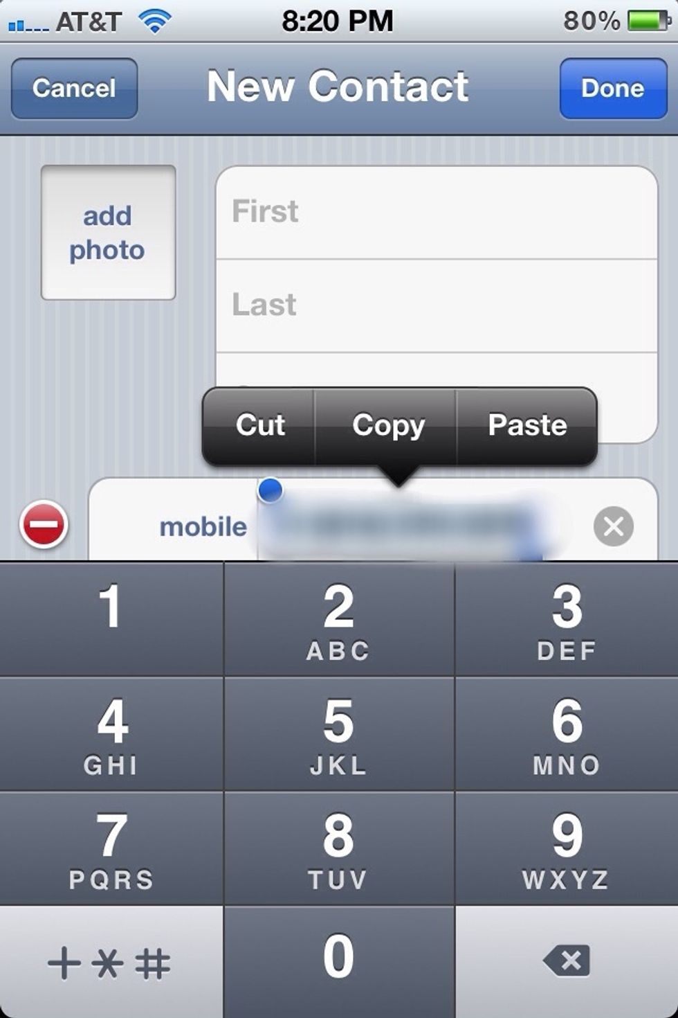 Select the phone number and copy it. I go ahead and save it to a contact named \u201cSpam\u201d and disable the alert sounds associated with this contact to minimize the annoyance if they spam me again.