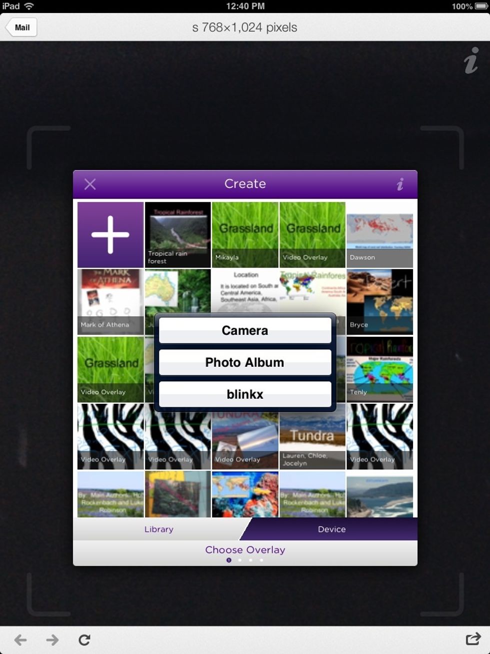 Select the Photo Album option.