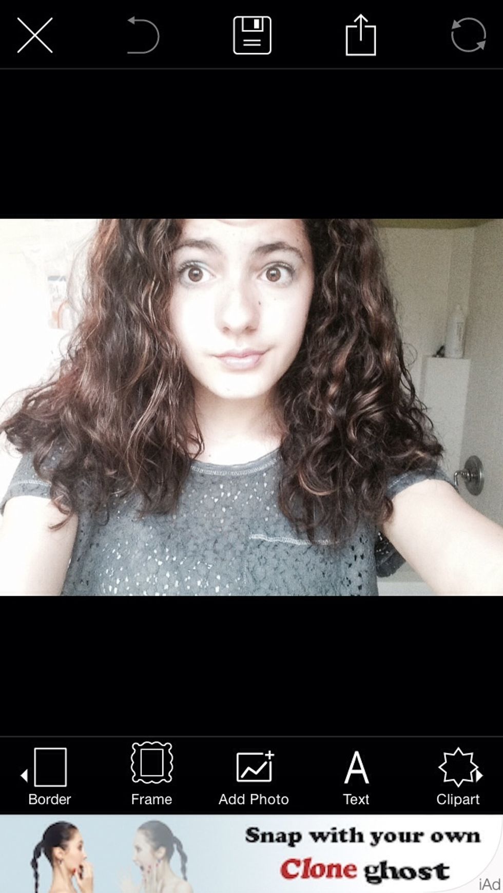 Select the photo that you will apply the overlay to. Then, on the bottom bar, click on "Add Photo."