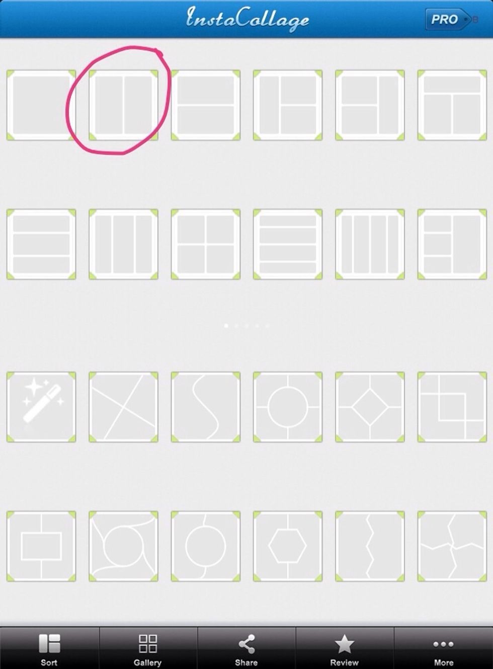 Select the two photo frame