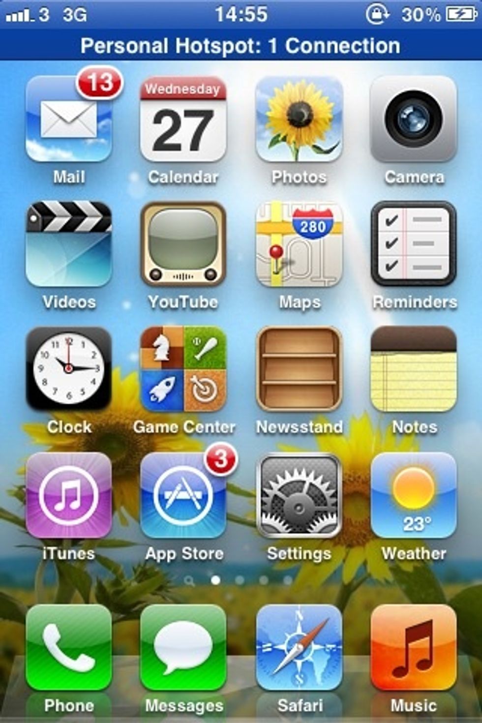 Select the YouTube app.
