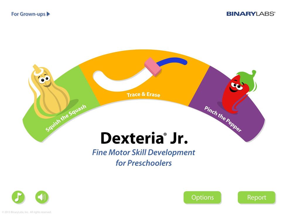 Select "Trace & Erase." This activity helps with advanced finger and hand movements.