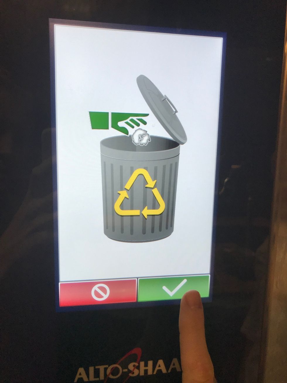 Select \u201cok\u201d to over write the current recipes on the oven and transfer over the new USB recipes. Selecting \u201cno\u201d will return you to the main option screen.