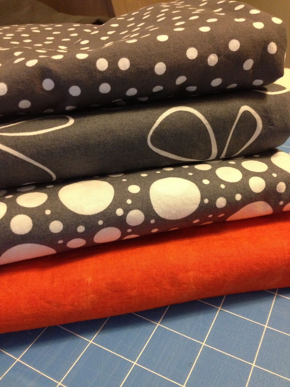 Select your fabric for the front. Select a towel for the back.