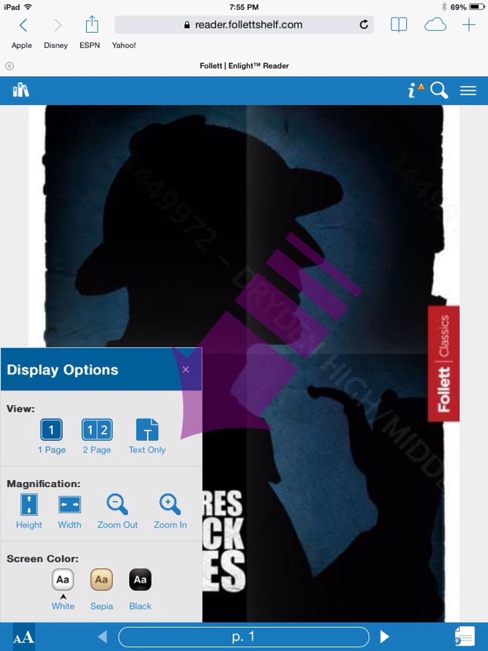 Select your options, then close this window.
