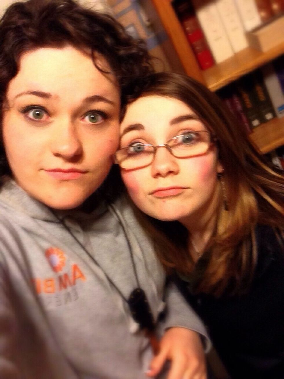Selfies can get goofy too!