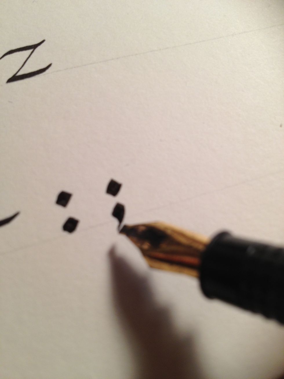 Semicolons are a plain dot and comma over one another.