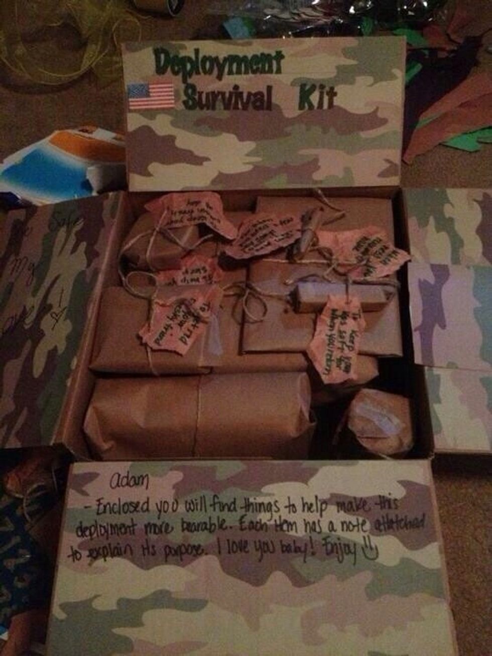 Send a package to a soldier