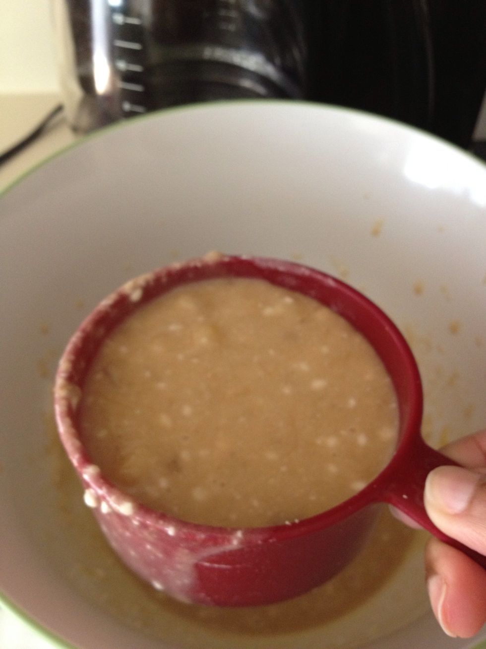Separate about 3/4c batter into another bowl