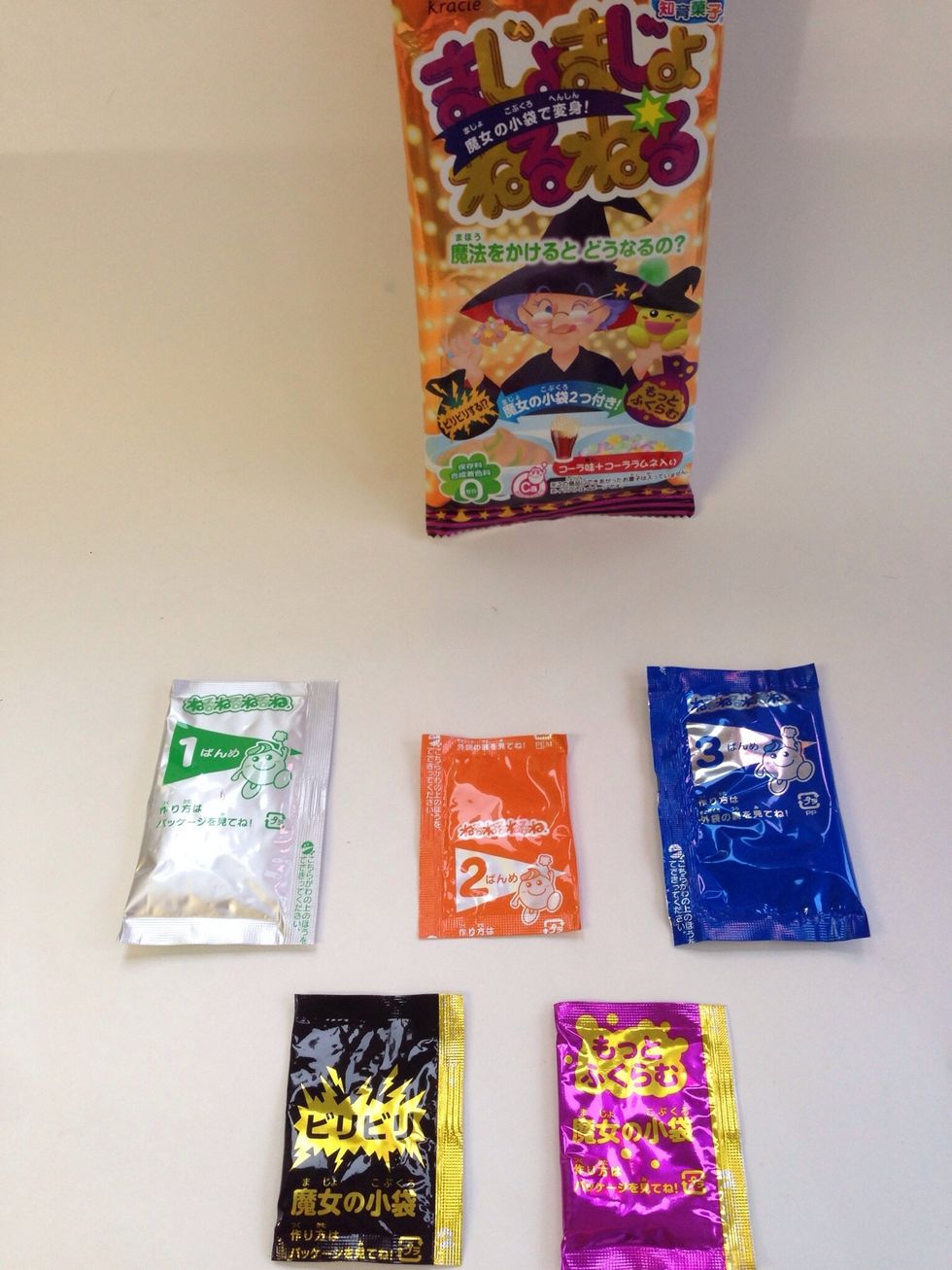 Separate Included Packets, Get your Water cup Ready