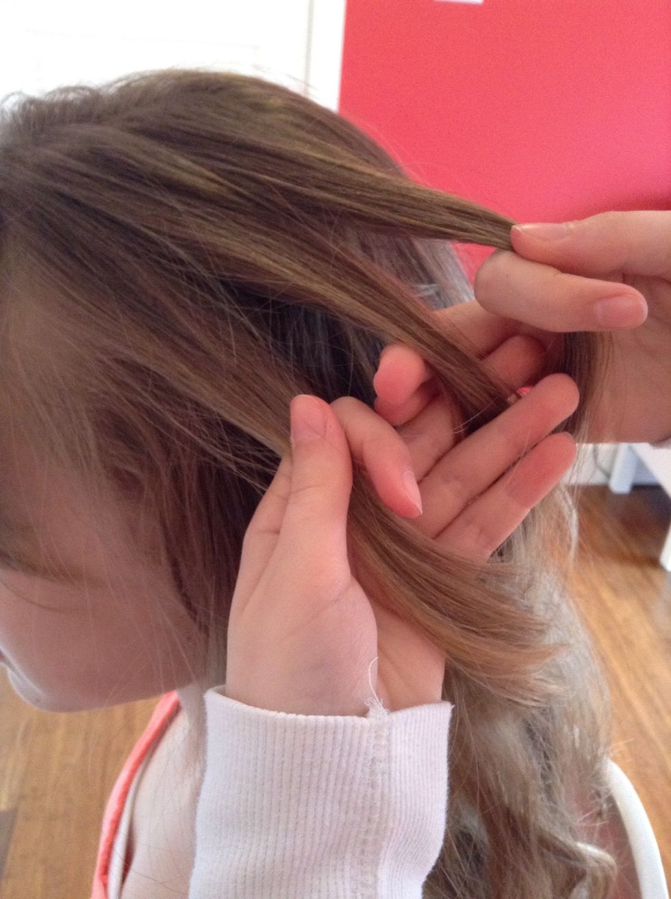 Separate it into three pieces.