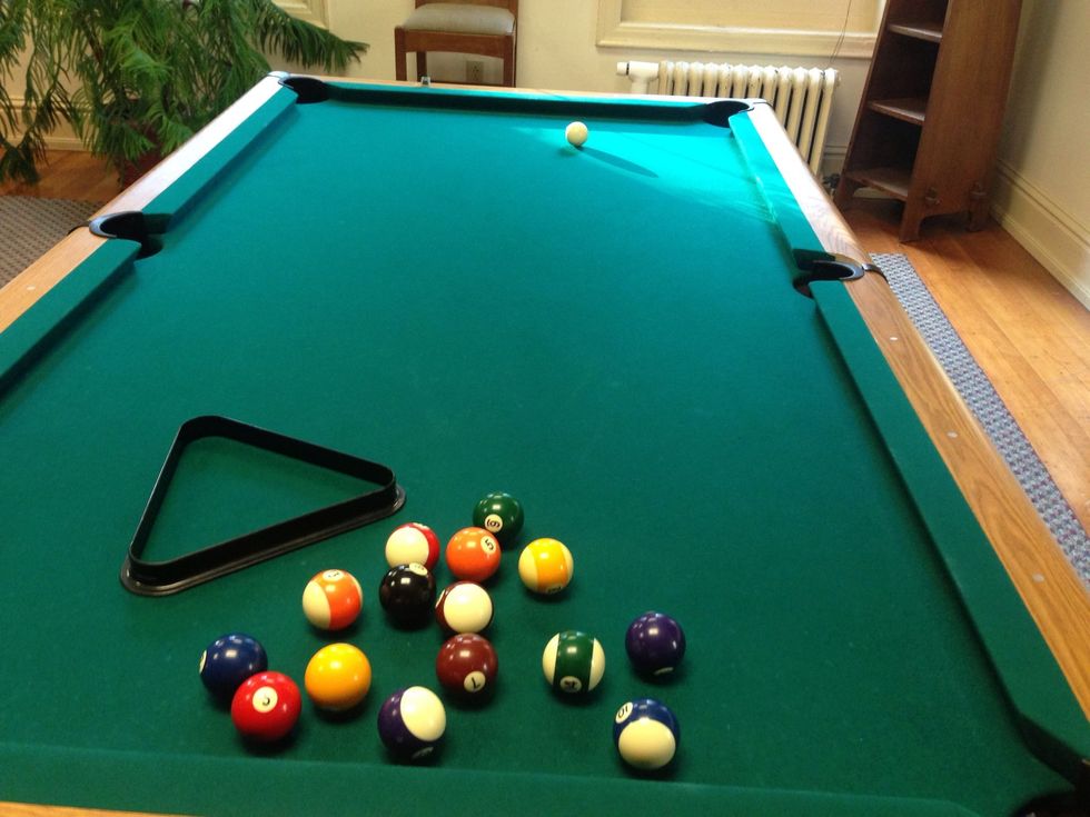 Separate out the cue ball.
