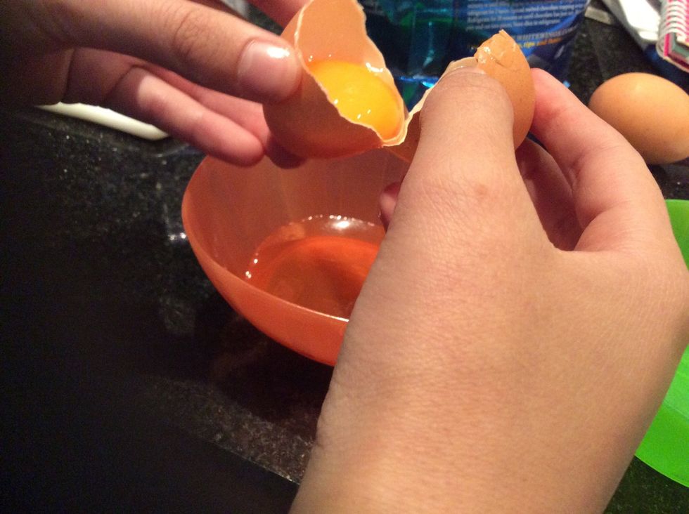 Separate the egg yolk