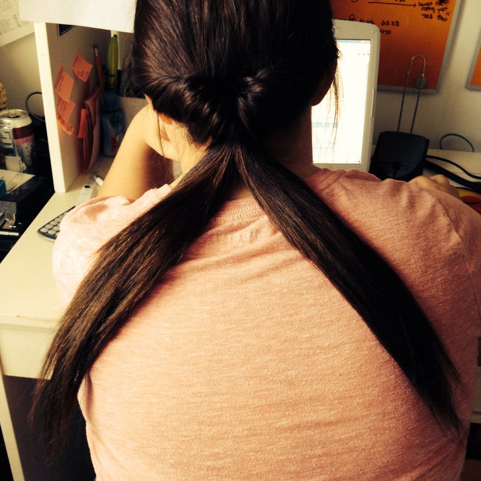 Separate the pony in two places.