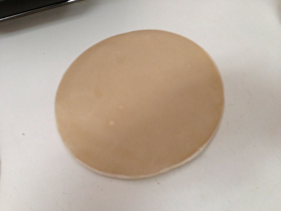 Separate the thawed out empanada dough. An hour out of the freezer it should be thawed enough to work with.