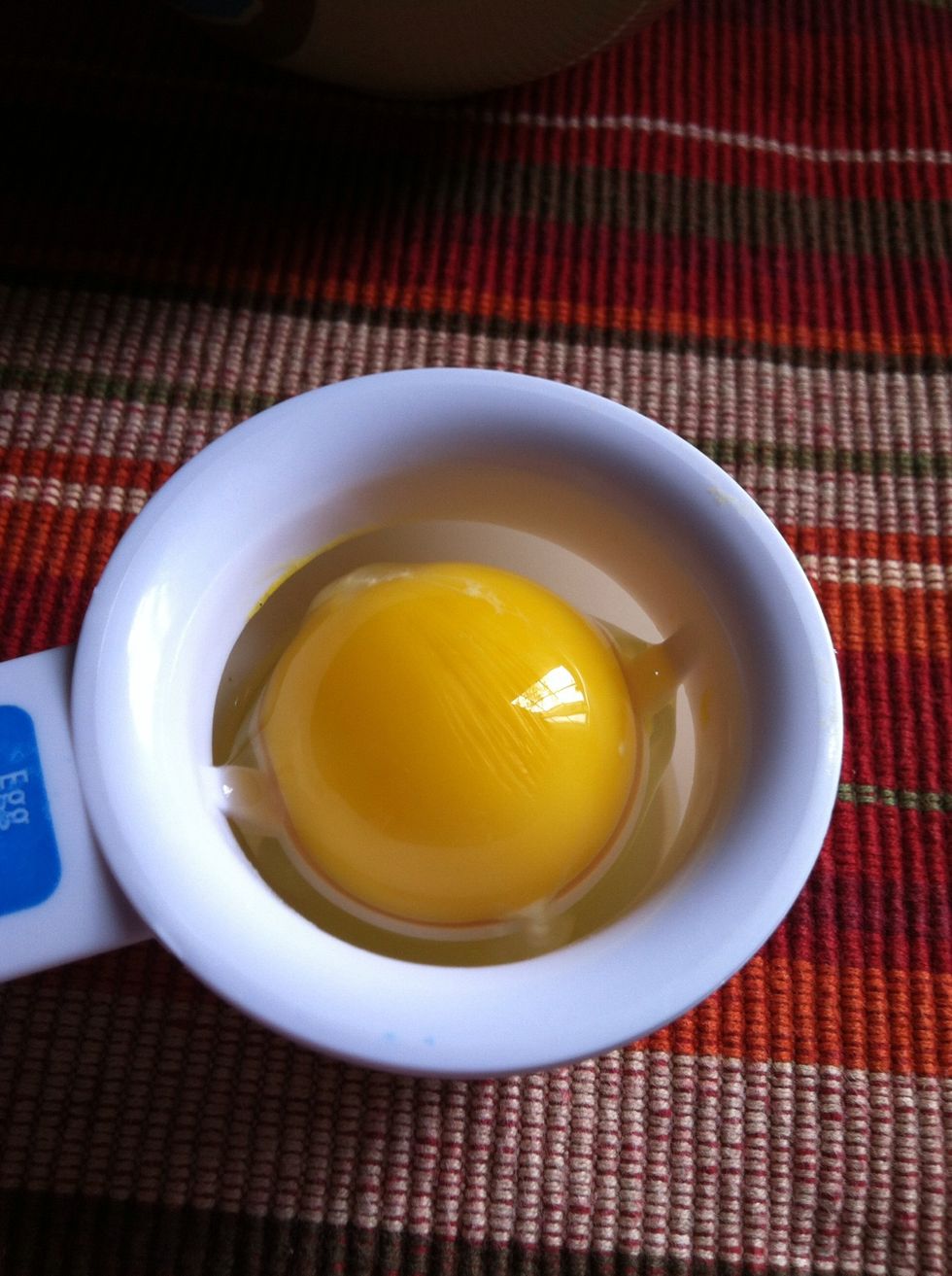 Separate your egg.