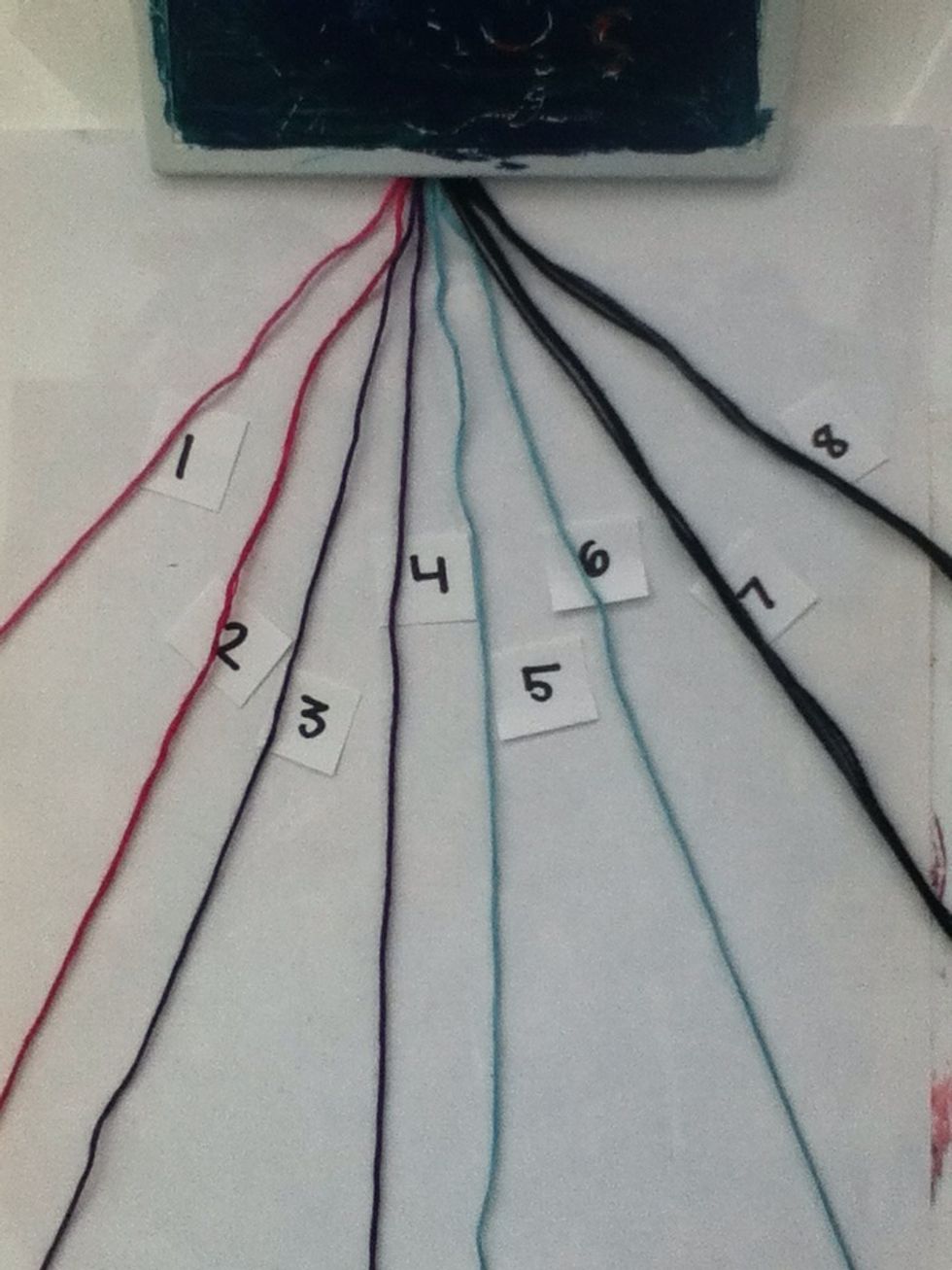 Separate your strings in the order you want them to be.