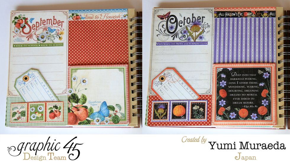 September and October Layout