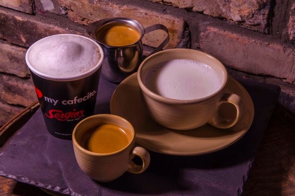 Sergio's cafe con leche es muy famoso en la comunidad hisp\u00e1nica por que es muy delicioso.\u2615\ufe0f\ud83d\udc9f