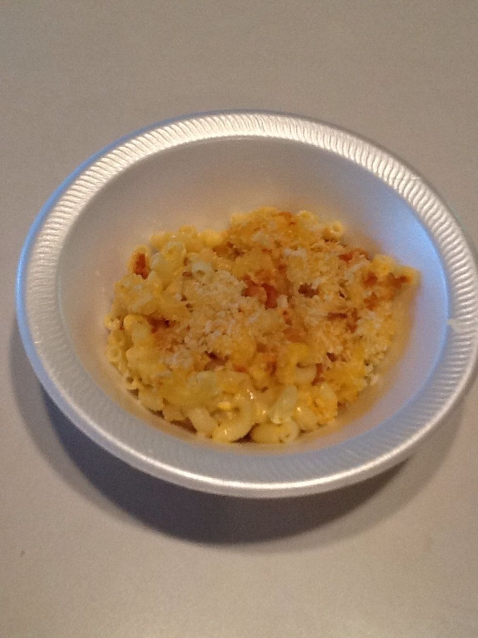 Serve and enjoy!  Yes, even YOU can make homemade Mac and Cheese!  Have fun!