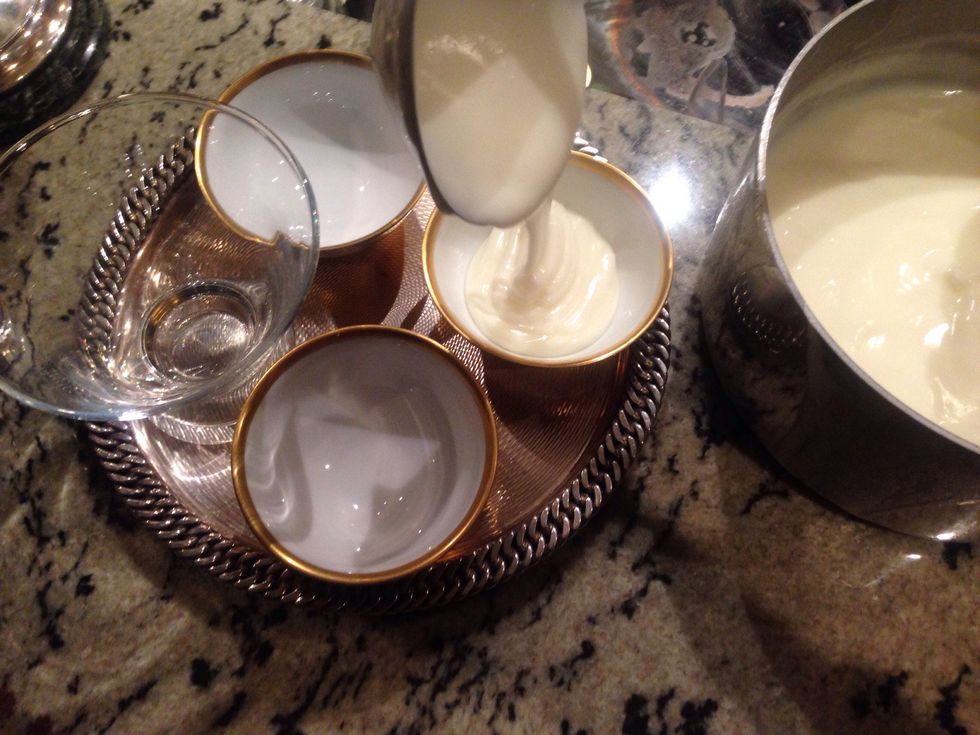 Serve and let your fantasy decide on what.  Let cool.