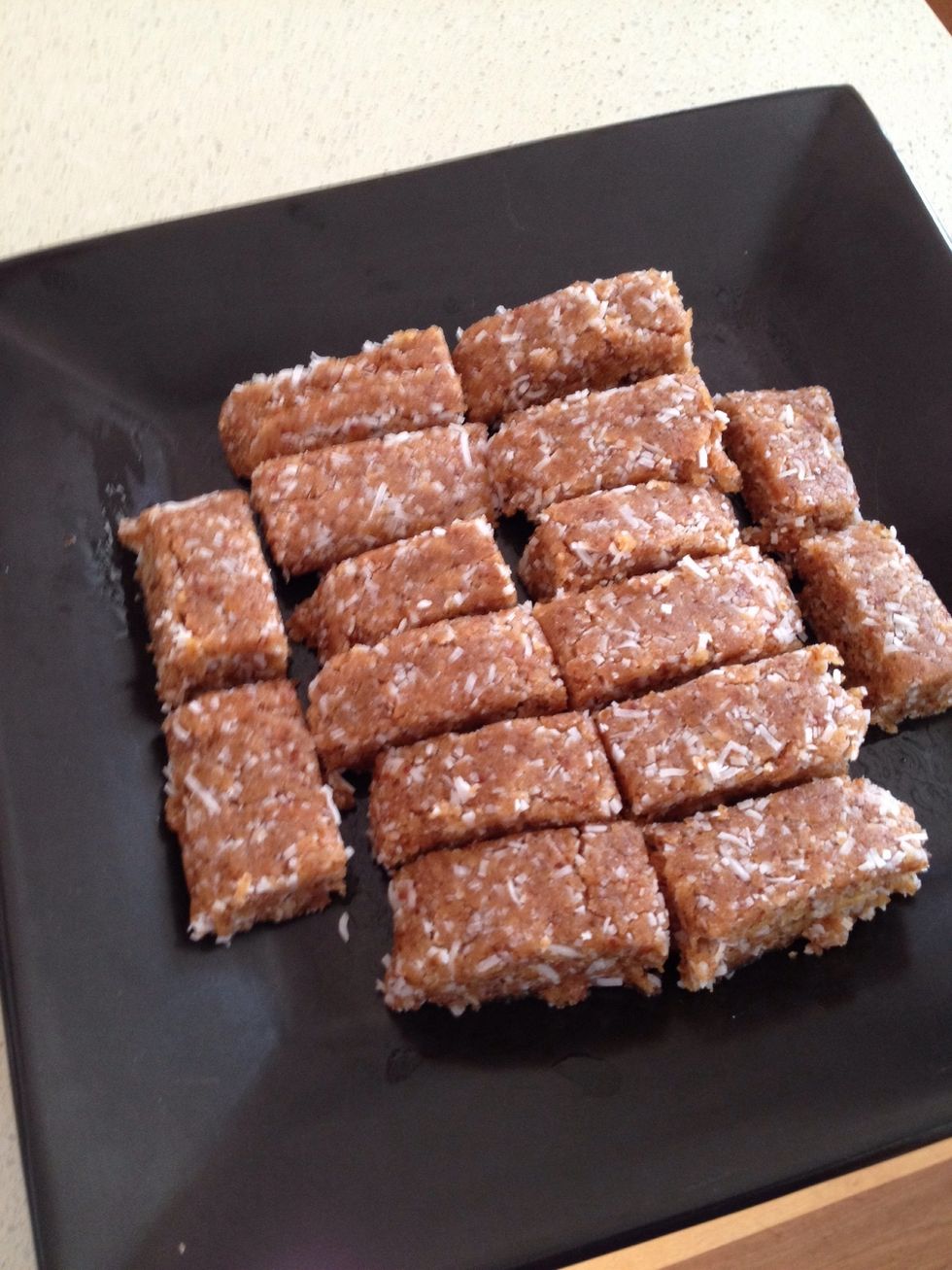 Serve and try not to eat all at once. YUM!