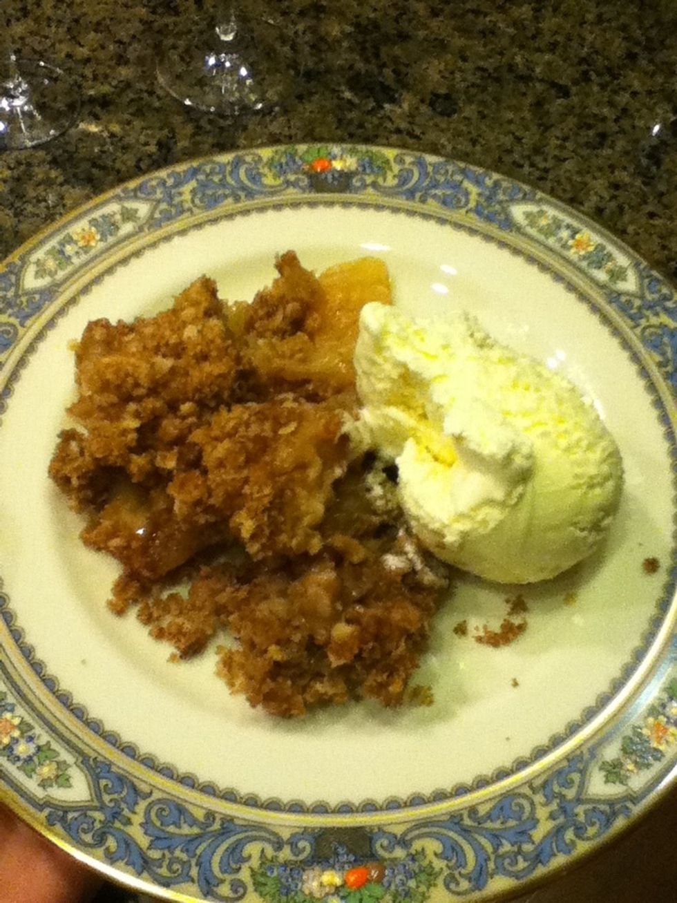 Serve it up with ice cream or whip cream, or whatever you like! Enjoy!!