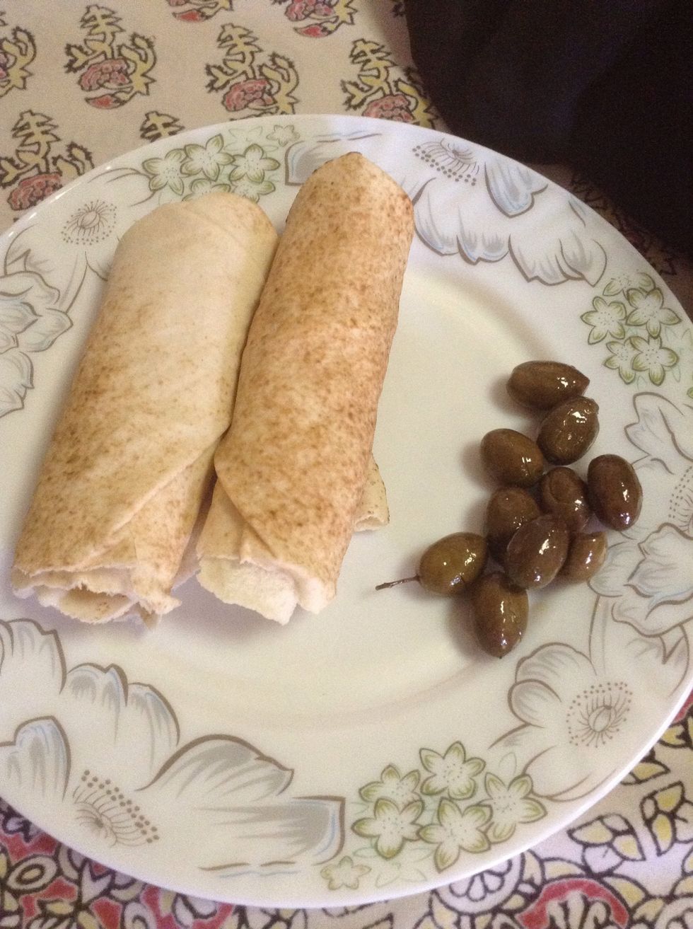 Serve it with black or green olives