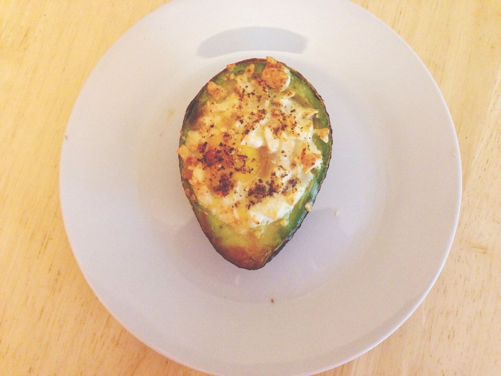 Serve on a plate and enjoy\ud83d\ude0b