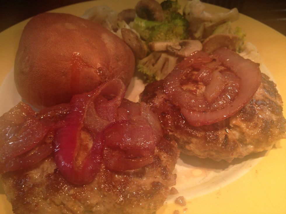 Serve on burgers, steak, or fish. Enjoy!