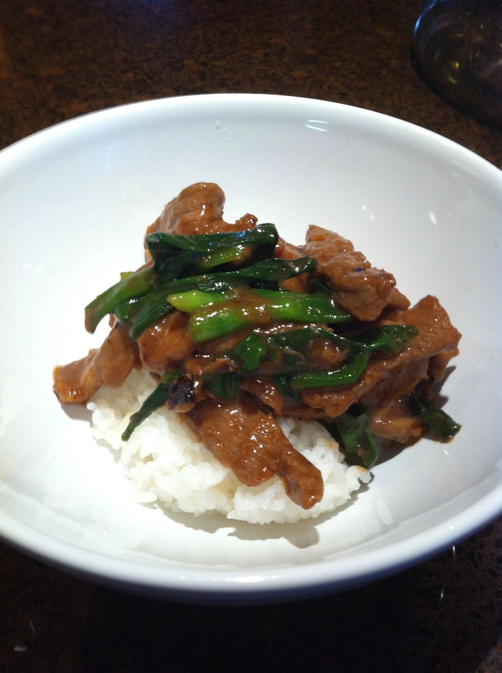 Serve over steamed Jasmine rice
