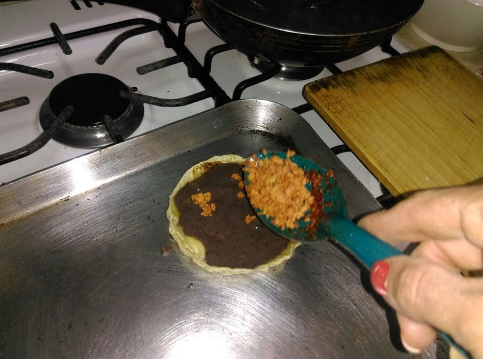 Serve the chorizo