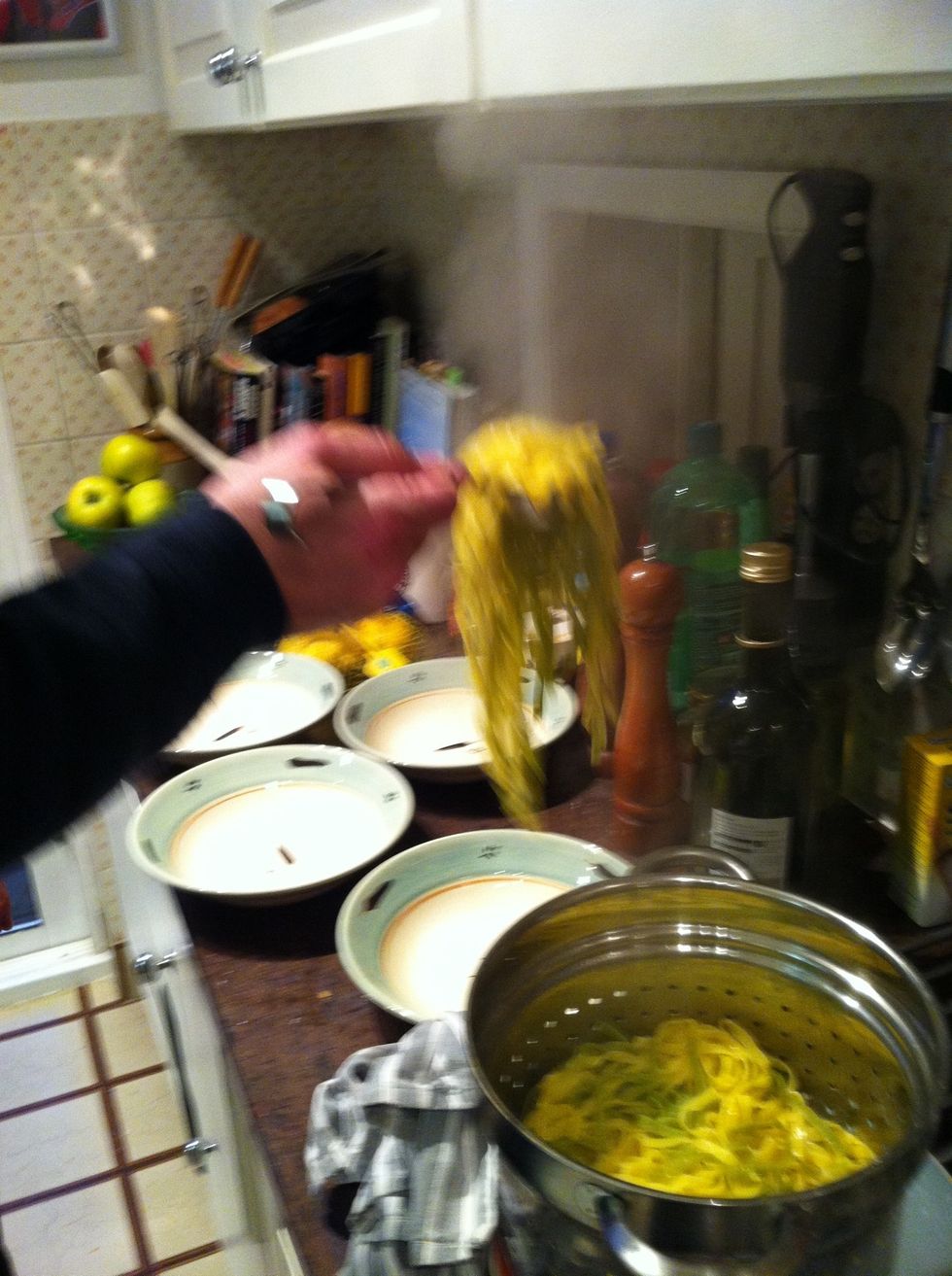 Serve up the tagliaelle