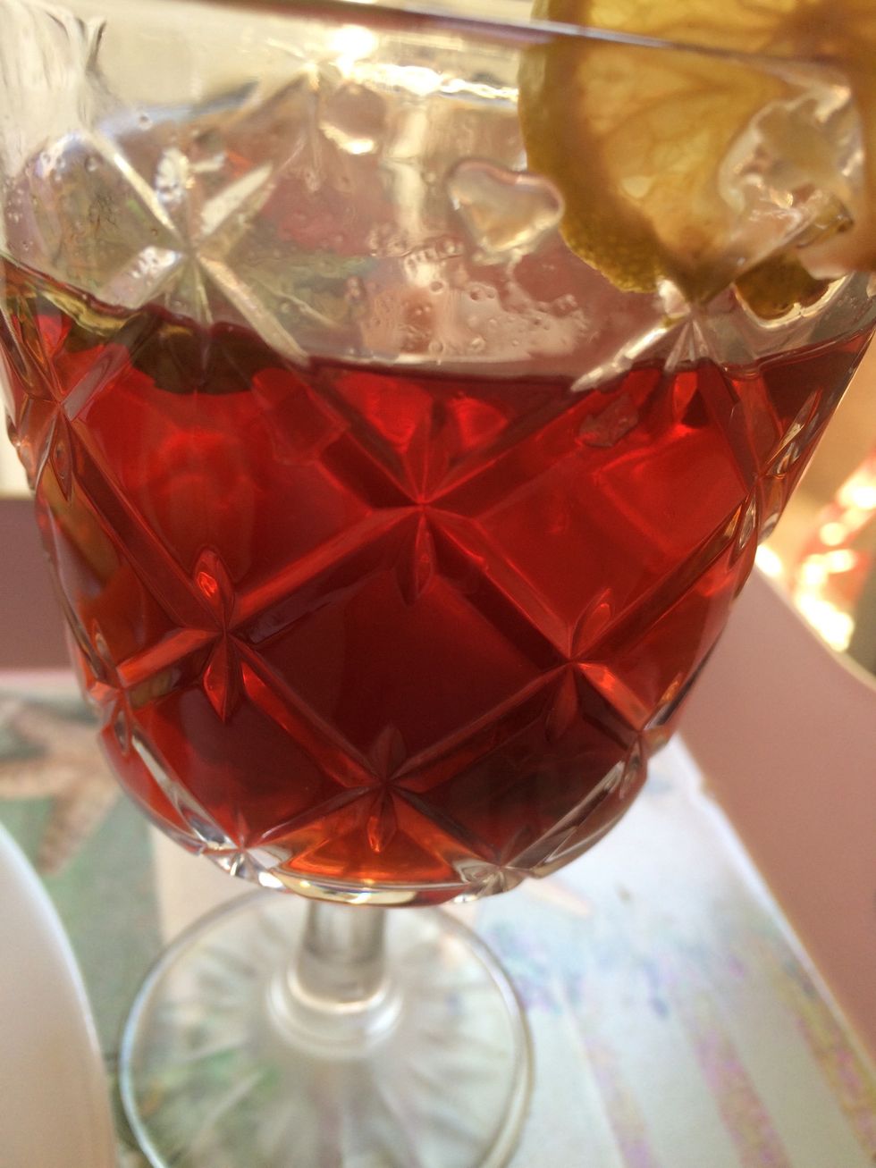 Serve when chilled. Best served over ice cubes which I did later