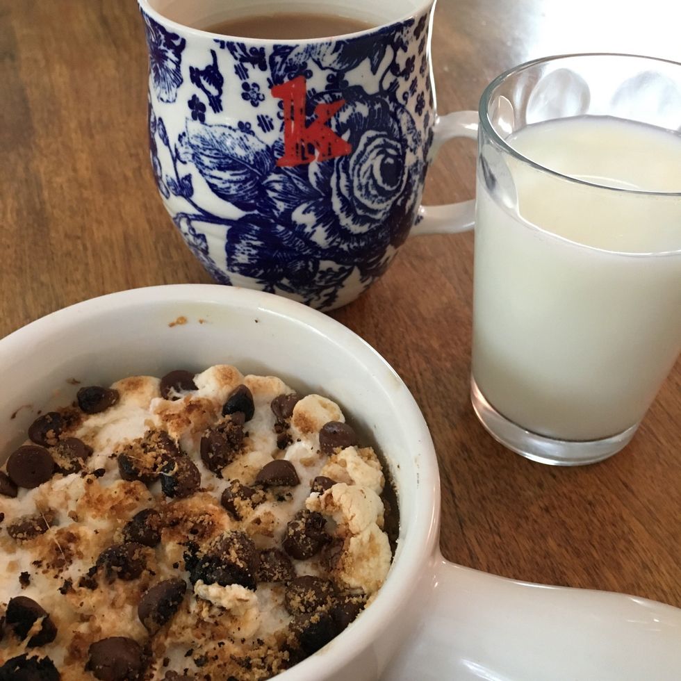 Serve with a glass of milk and enjoy!