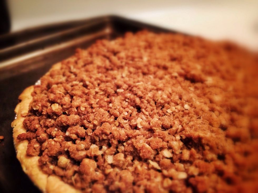 Serve with a scoop of butterscotch ice cream and whipped cream. Enjoy!