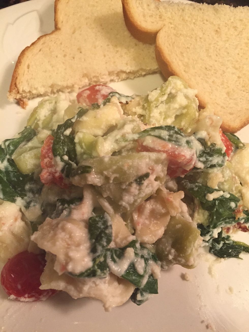 Serve with bread and waaaala Bon appetite.  \ud83d\ude0b