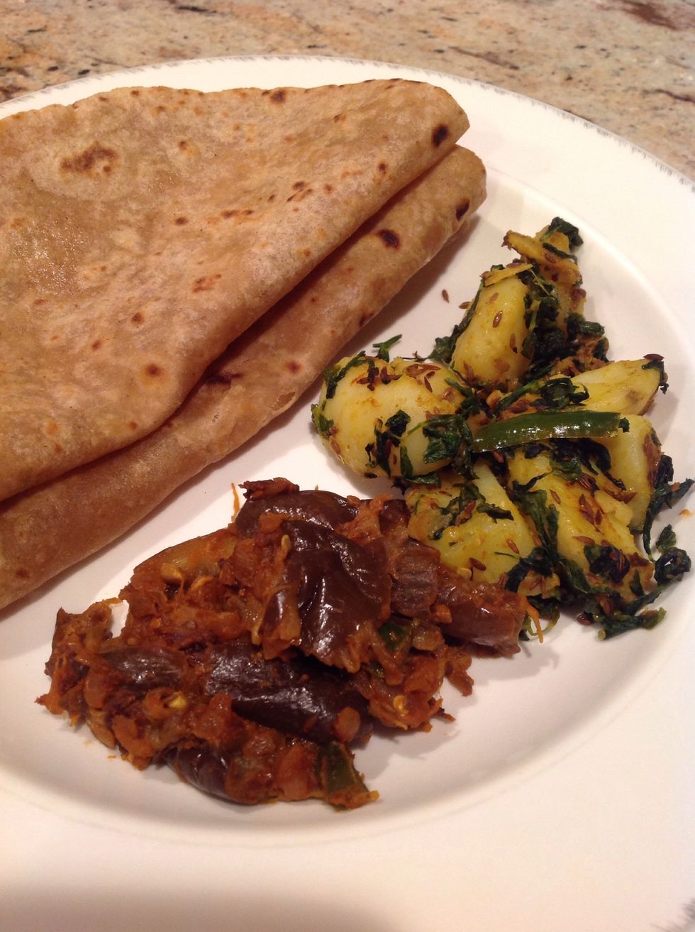 Serve with chapathi/roti.