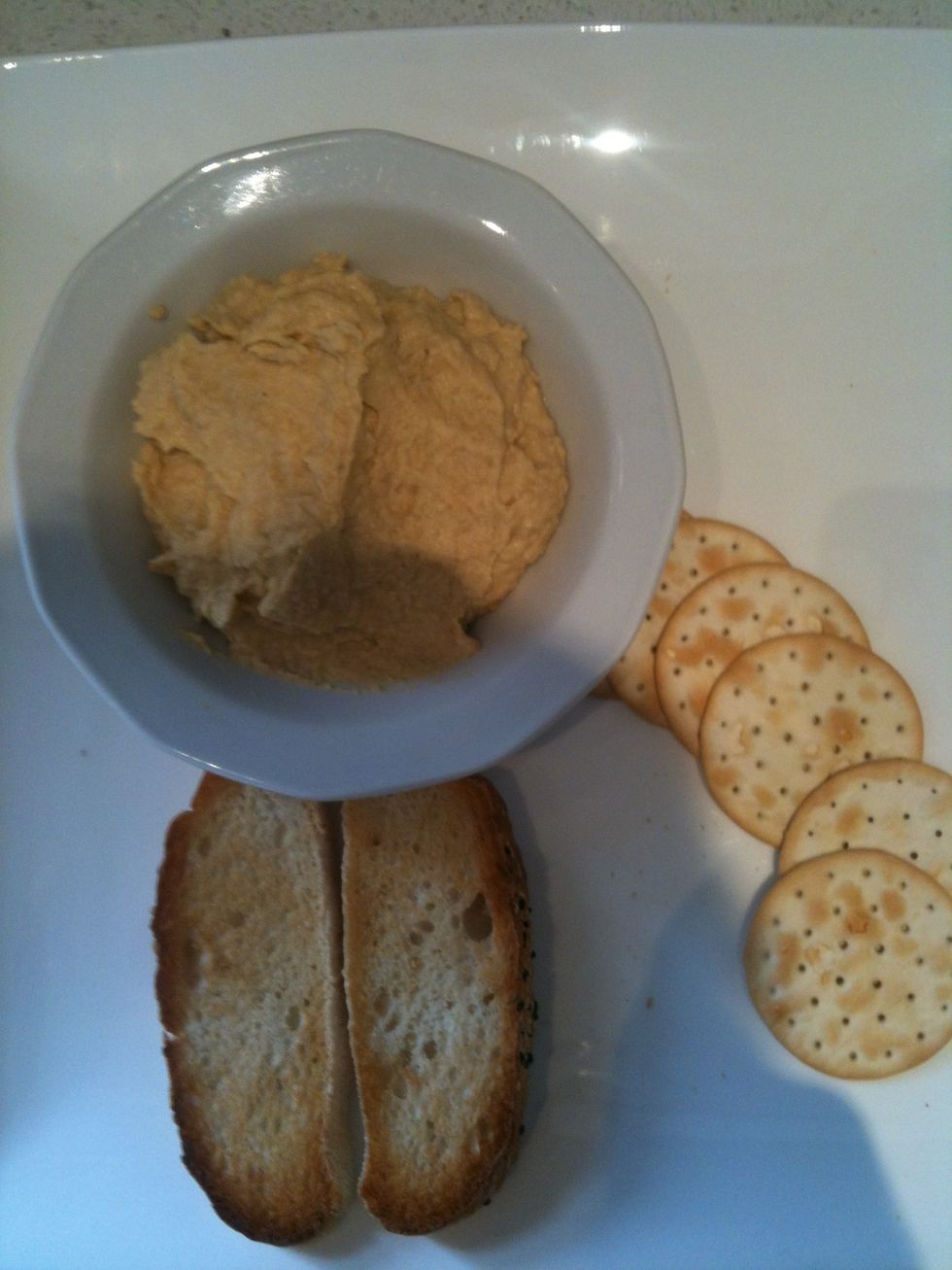 Serve with crackers or toasted turkish bread.