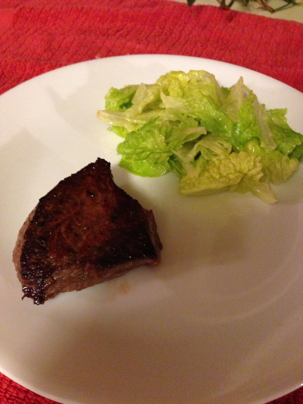 Serve with French salad!