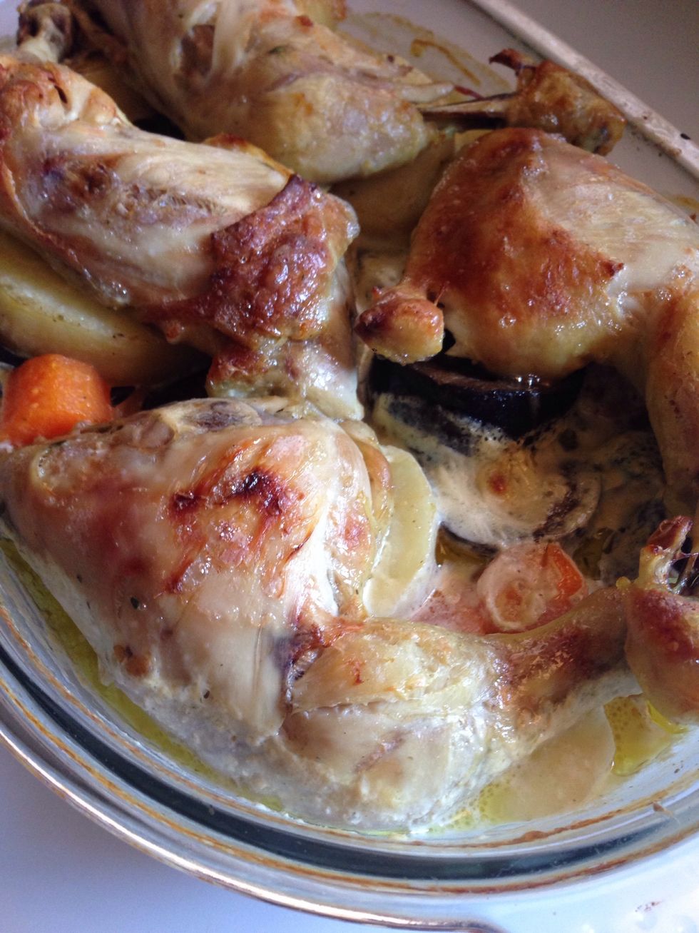 Serve with green salad and bread