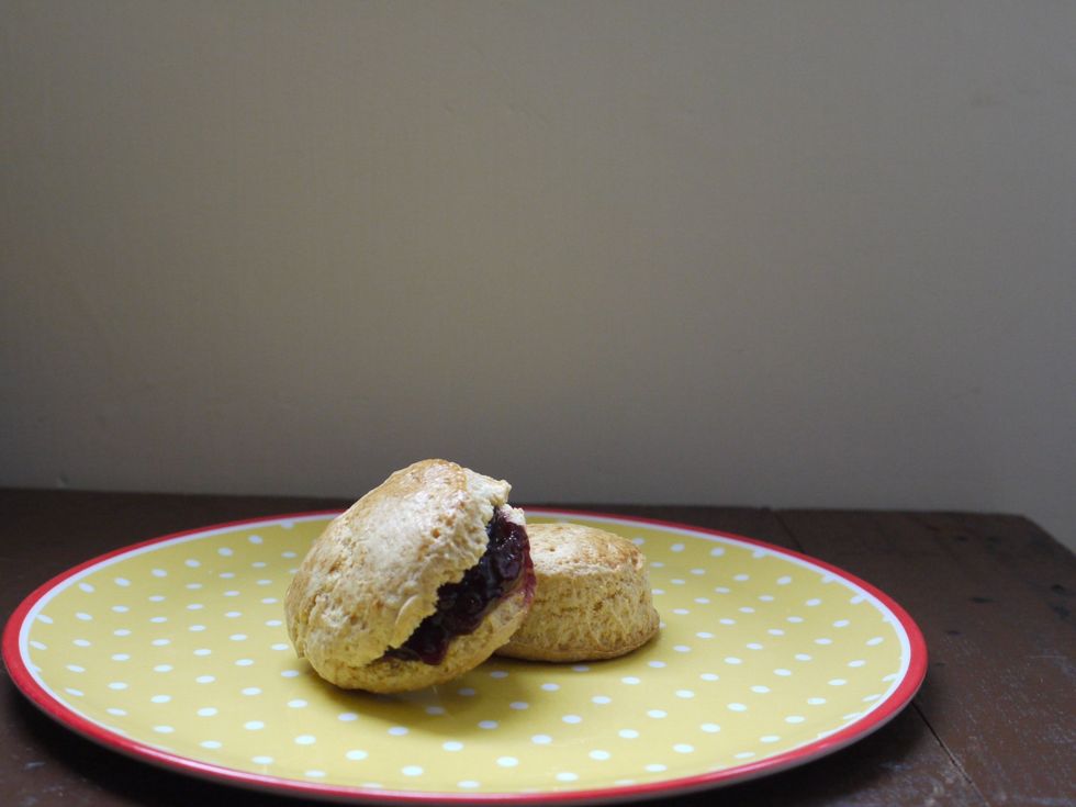 Serve with jam and tea.  !