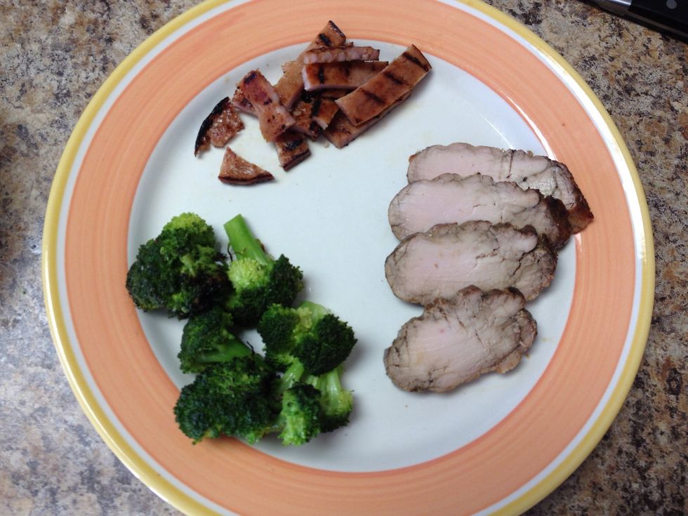 Serve with meat of choice.
