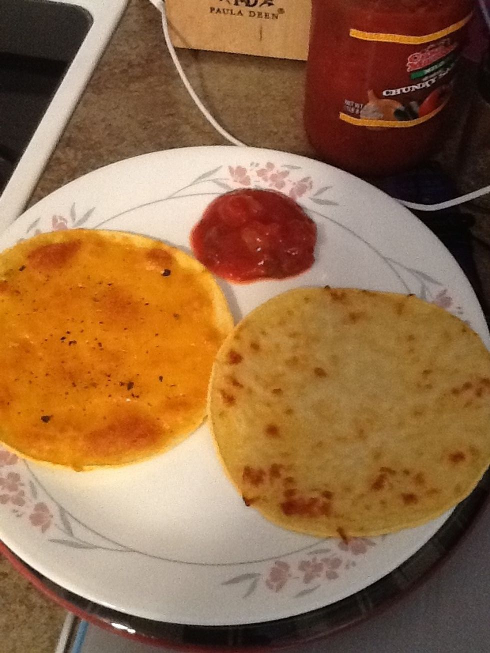 Serve with salsa. Enjoy!