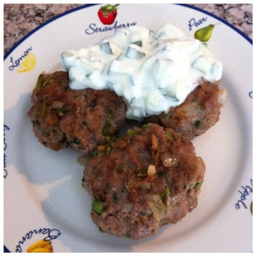 Serve with tzatziki (my other guide ^_^!) and couscous - enjoy :d!!