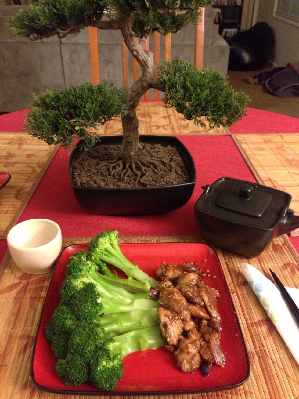 Serve with your favorite side and enjoy! You've earned it!