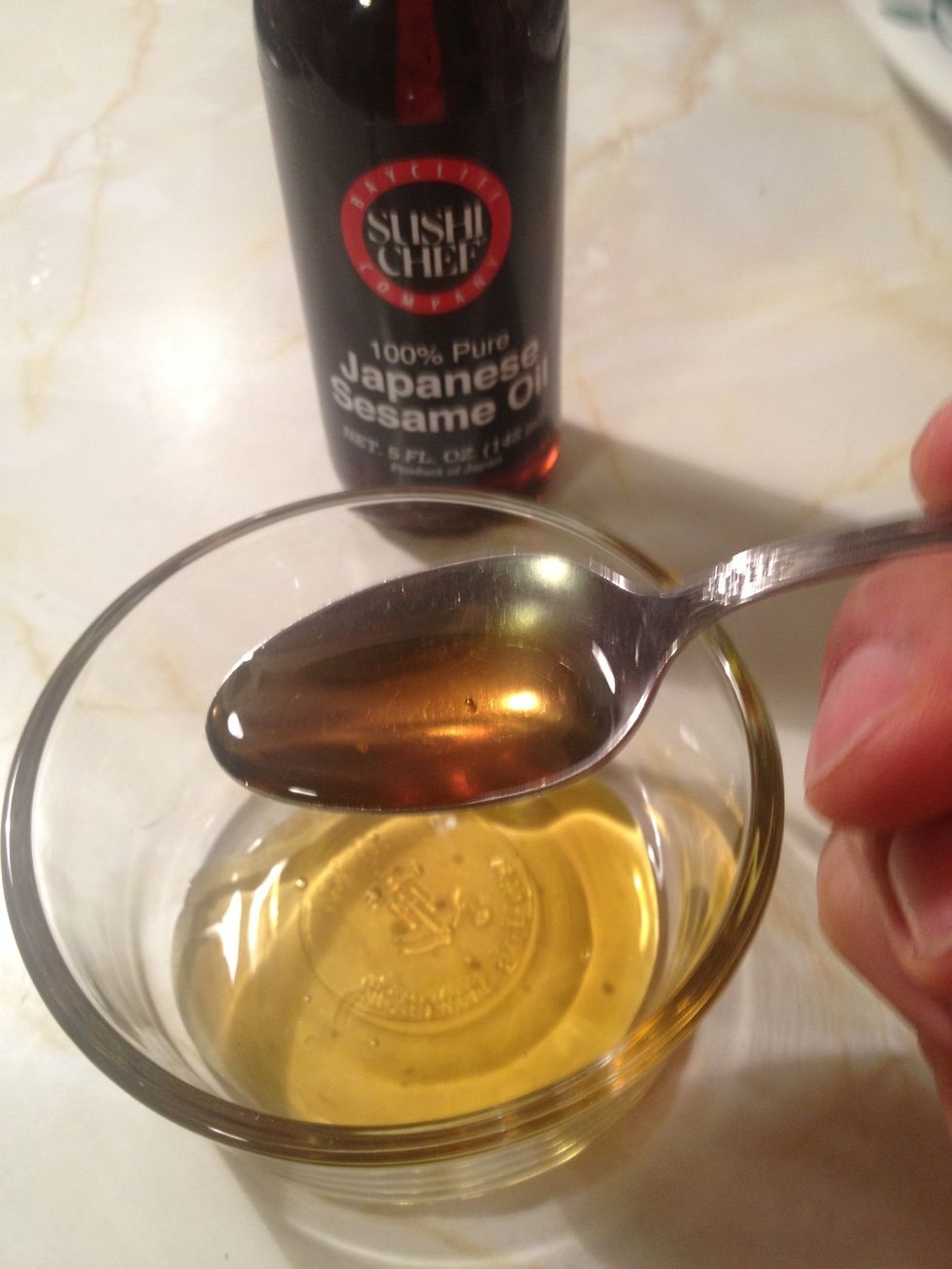 Sesame oil any brand will do