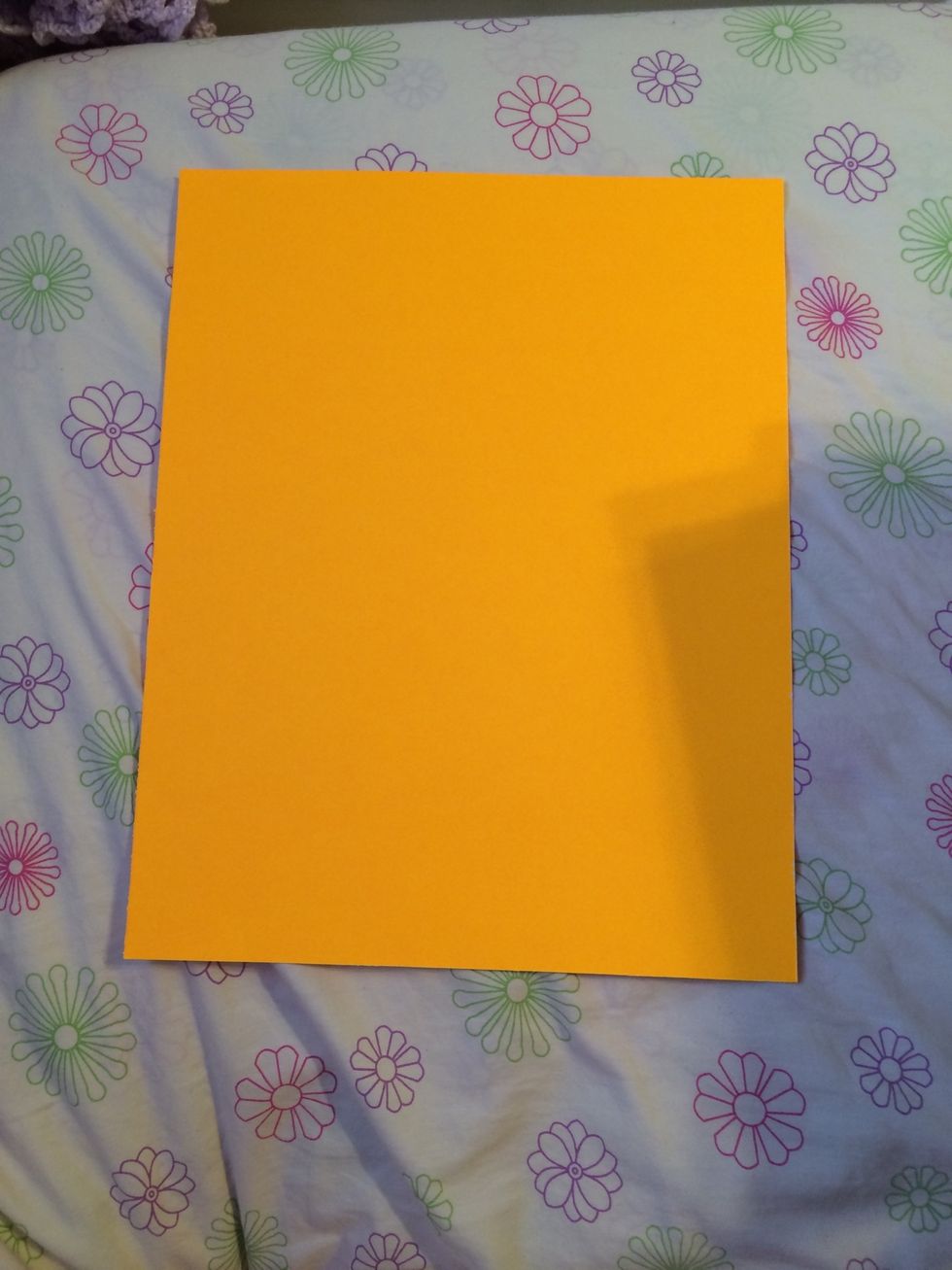 Set aside a piece of paper for the background.