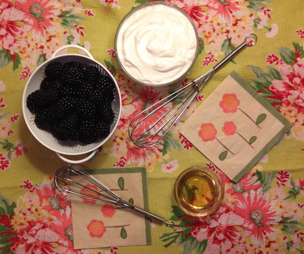 Set aside all ingredients